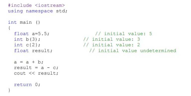 C++ Revision and example - Cuitutorial