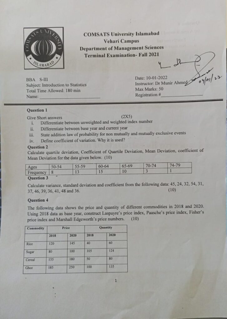 research officer statistics question paper