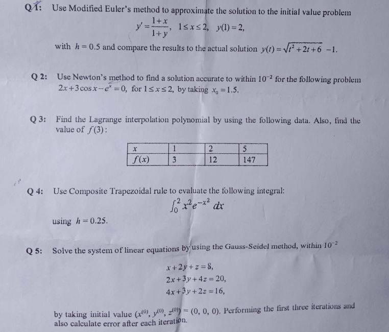 Numerical computing final paper