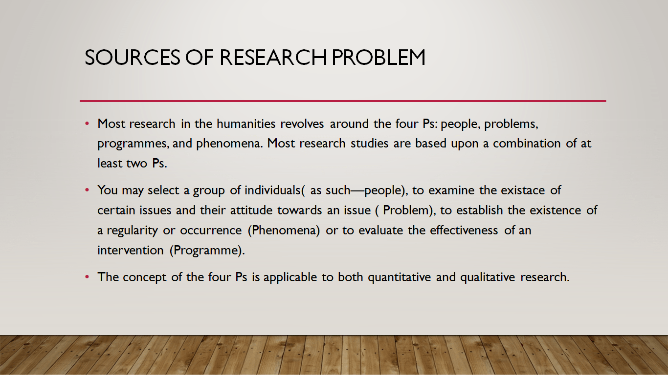 Research Methodology → Formulating a Research Problem - Cuitutorial